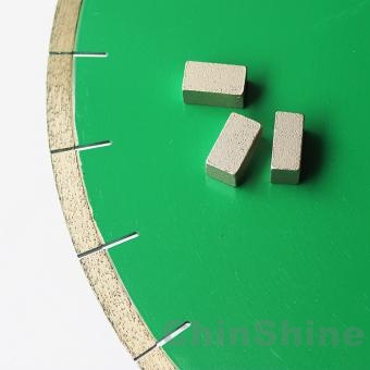 Hojas de sierra segmentadas de diamante de mármol de 400 mm