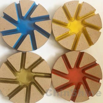 Almohadillas de pulido de diamante de unión cerámica de 100 mm