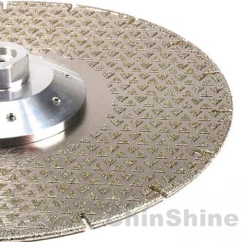  125 mm disco de corte de diamante galvanizado para mármol